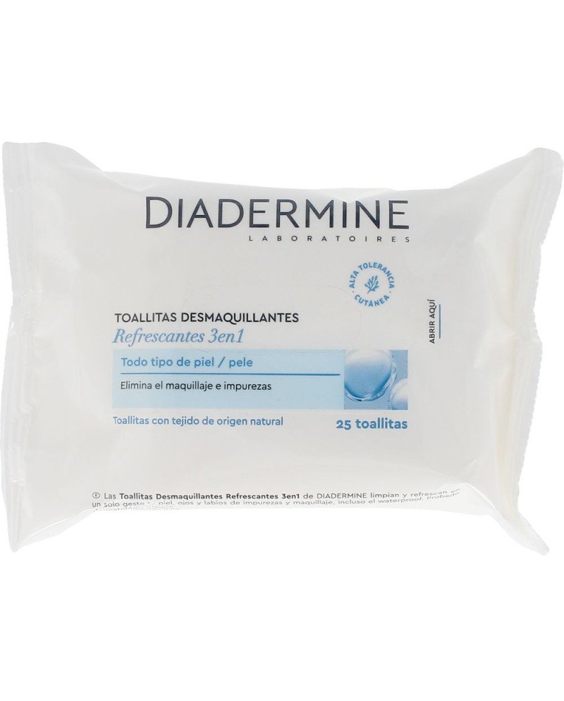TOALLITAS DESMAQUILLANTES refrescantes piel normal-mixta 25 u