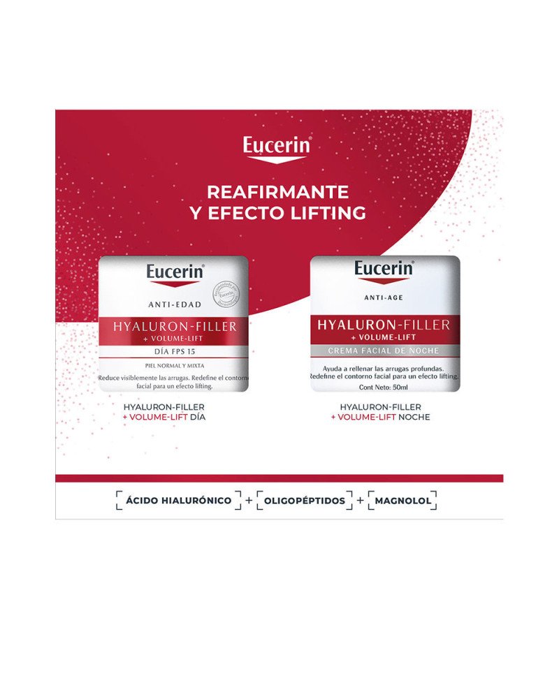 HYALURON FILLER + VOLUME-LIFT DÍA PIEL NORMAL MIXTA ESTUCHE 2 pz