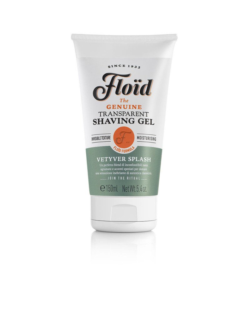 FLOÏD gel de afeitar transparente vetyver splash 150 ml