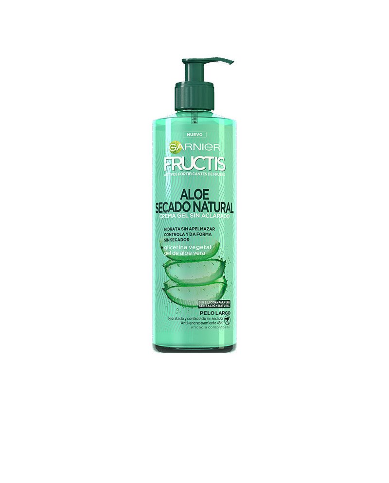 FRUCTIS ALOE SECADO NATURAL crema gel sin aclarado 400 ml