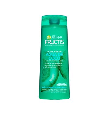 FRUCTIS PURE FRESH agua coco fortificante champú 300 ml