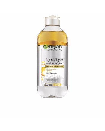 SKINACTIVE agua micelar en aceite waterproof 400 ml