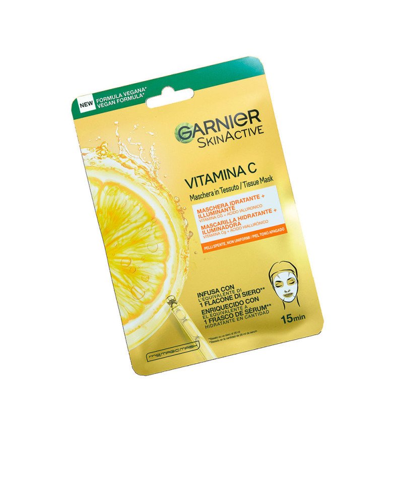 SKINACTIVE mascarilla vitamina c hidratante e iluminadora 1 u