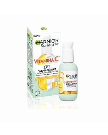 VITAMINA C crema sérum 2en1 iluminadora + anti-manchas SPF25 50 ml