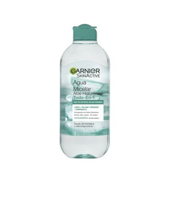 SKINACTIVE agua micelar aloe hialurónico todo en 1 todo tipo pieles 400 ml