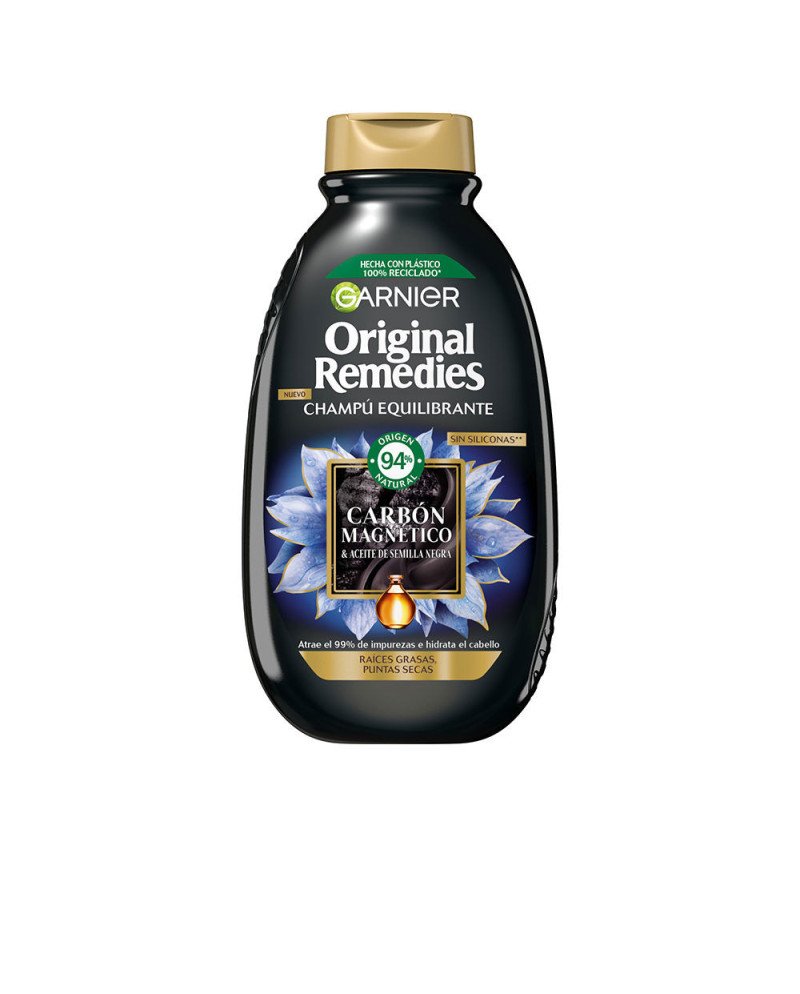 ORIGINAL REMEDIES carbón magnético champú 250 ml