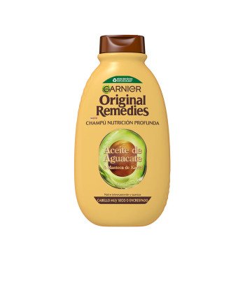 ORIGINAL REMEDIES champú aceite de aguacate y manteca de karité 400 ml