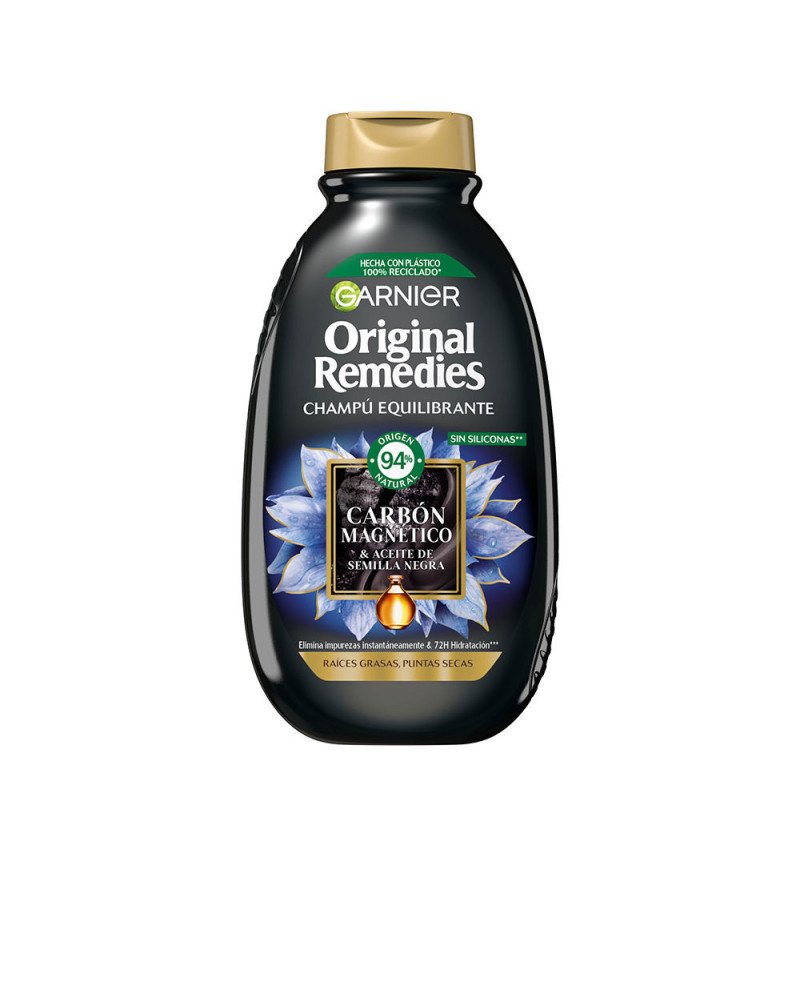 ORIGINAL REMEDIES carbón magnético champú 400 ml