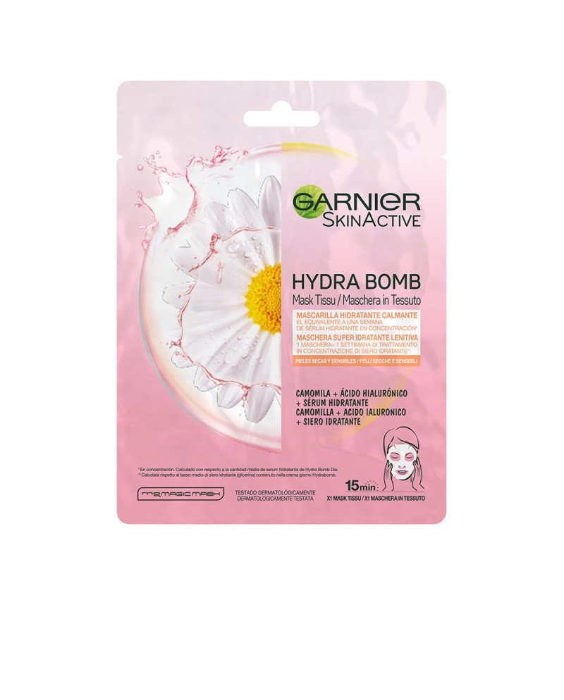 SKINACTIVE HYDRABOMB mascarilla facial hidratante calmante pieles secas-sensibles 1 u