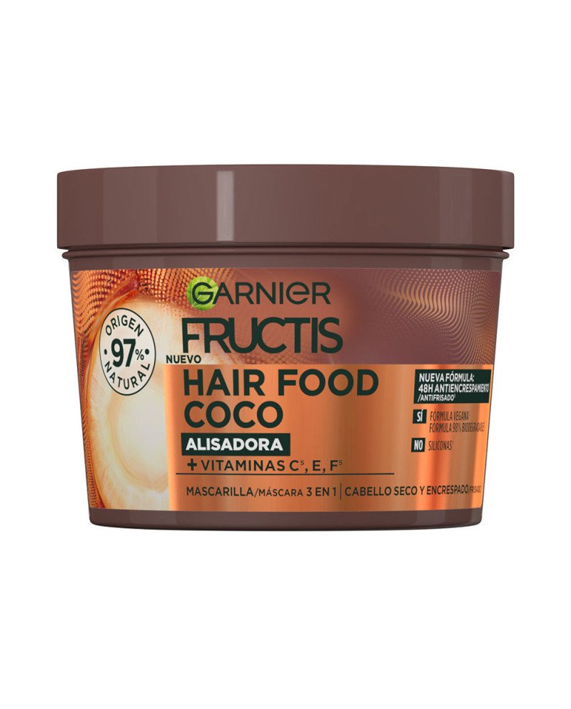 FRUCTIS HAIR FOOD COCO mascarilla alisadora 390 ml