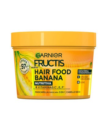 FRUCTIS HAIR FOOD BANANA mascarilla ultra nutritiva 390 ml