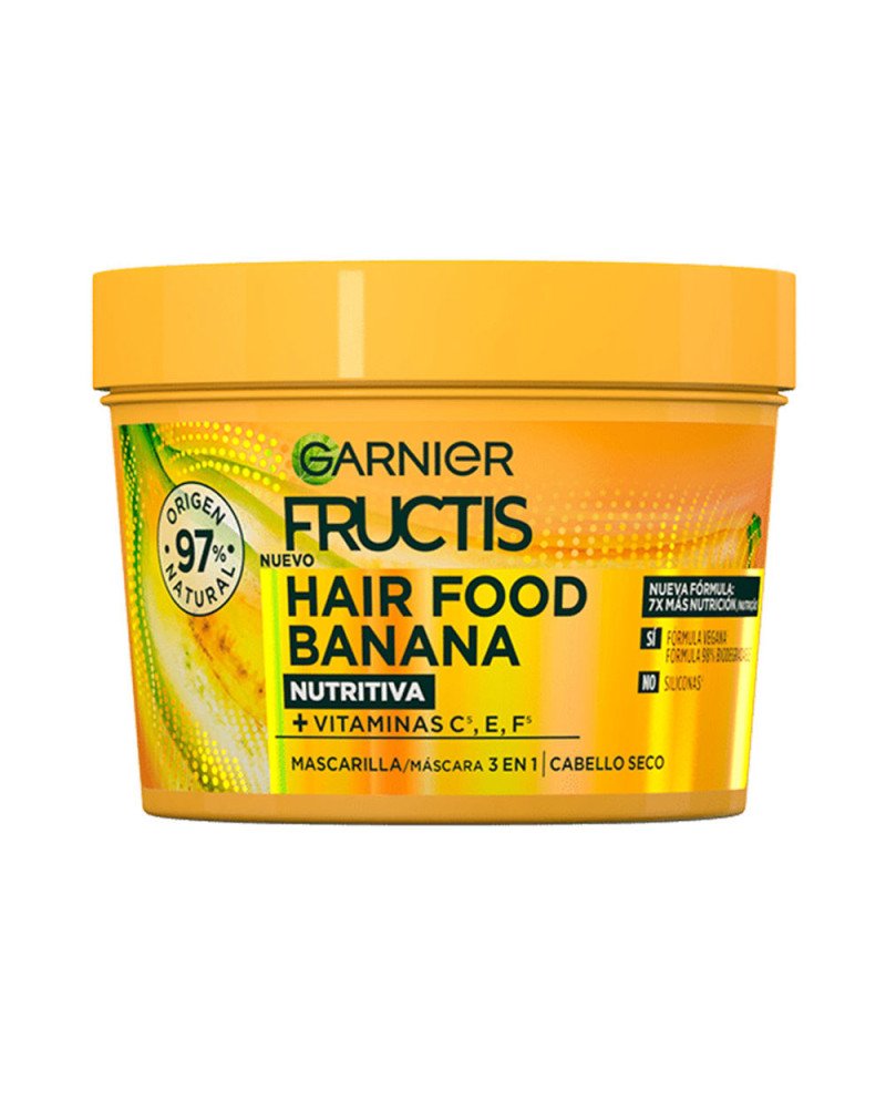 FRUCTIS HAIR FOOD BANANA mascarilla ultra nutritiva 390 ml