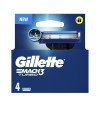 GILLETTE MACH 3 TURBO cargador 4 recambios