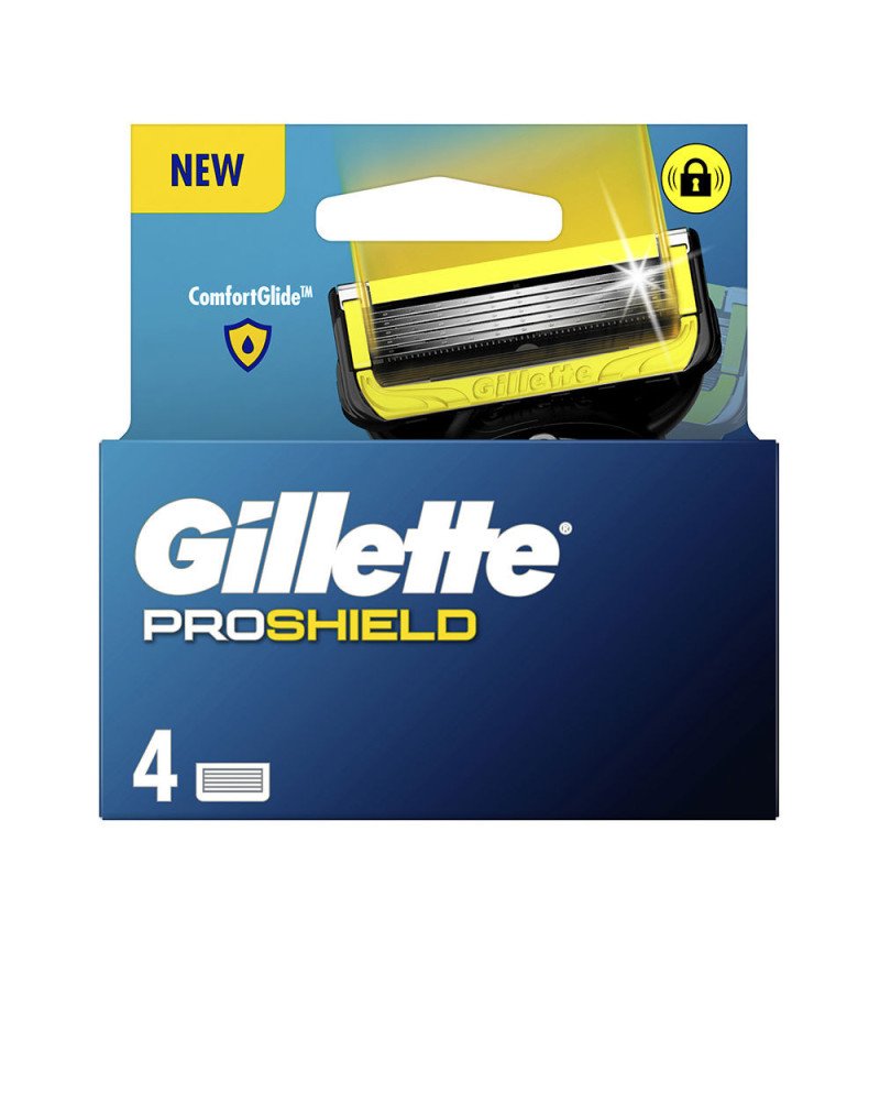 GILLETTE FUSION PROSHIELD cargador 4 recambios