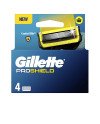 GILLETTE FUSION PROSHIELD cargador 4 recambios
