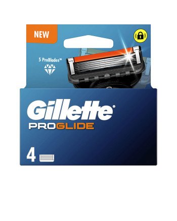 GILLETTE FUSION PROGLIDE cargador 4 recambios
