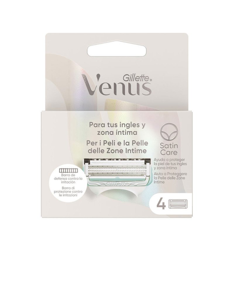 GILLETTE VENUS INTIMA cargador 4 recambios