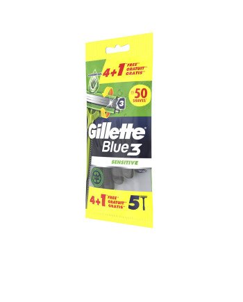 GILLETTE BLUE 3 SENSITIVE cuchilla afeitar desechables 5 u