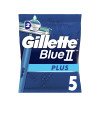 GILLETTE BLUE II PLUS cuchilla afeitar desechables 5 u