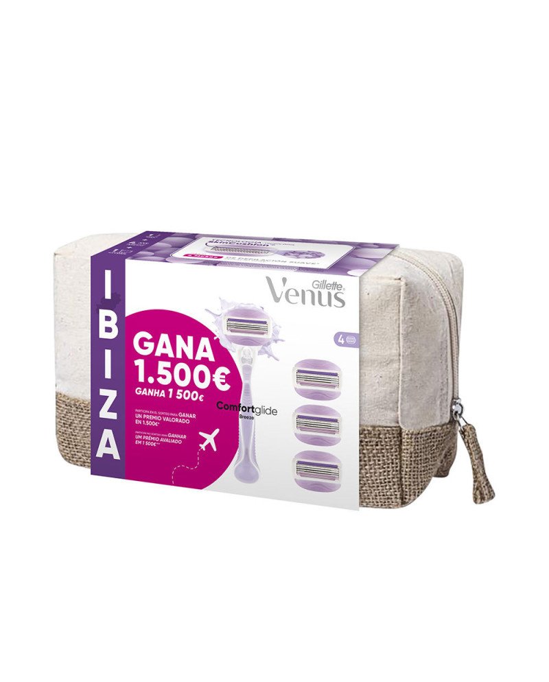 GILLETTE VENUS BREEZE NECESER IBIZA máquina + 4 recambios