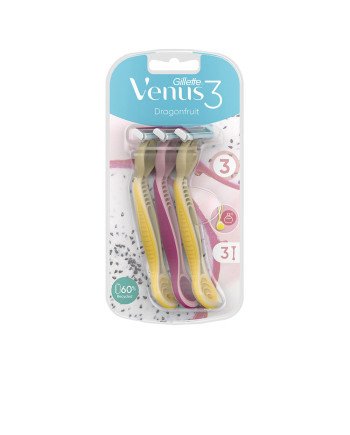 GILLETTE VENUS3 DRAGONFRUIT cuchillas depilación desechables 3 u