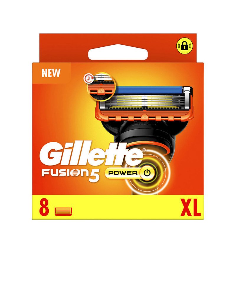 GILLETTE FUSION 5 POWER cargador 8 recambios