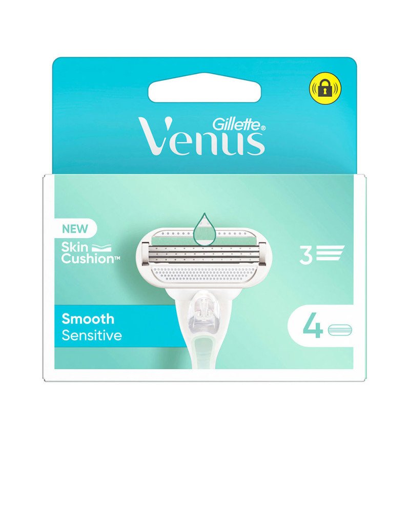 GILLETTE VENUS SMOOTH SENSITIVE cargador 4 recambios