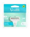 GILLETTE VENUS SMOOTH SENSITIVE cargador 4 recambios
