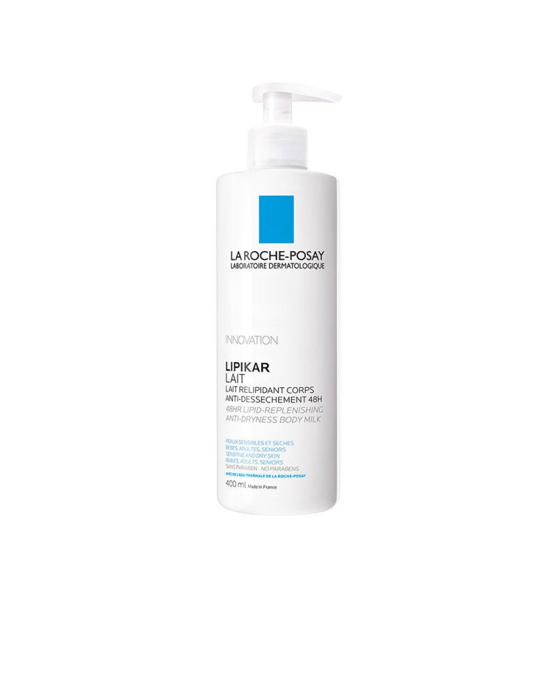 LIPIKAR LAIT hidratante corporal relipidizante 48h y calmante para piel seca 400 ml