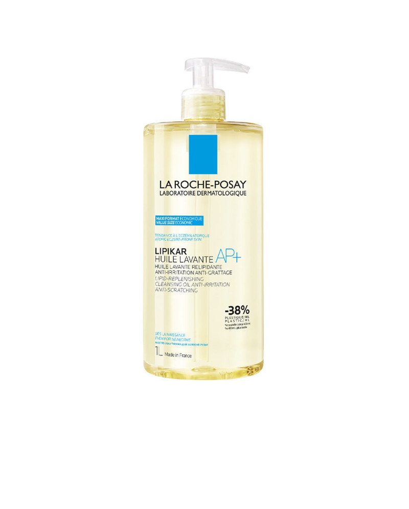 LIPIKAR aceite lavante AP+ limpiador corporal antiirritación para pieles atópicas 1000 ml