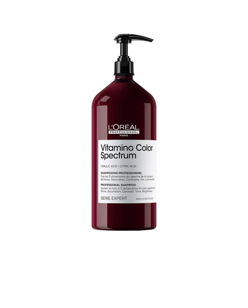 VITAMINO COLOR SPECTRUM champú sin sulfatos, para cabello teñido, fija el color 1500 ml