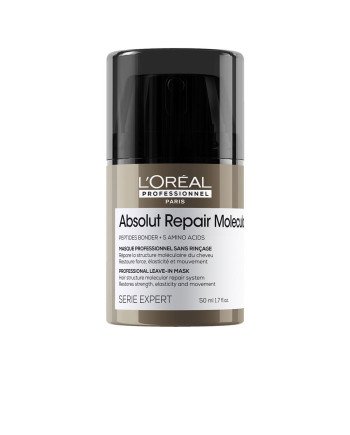 ABSOLUT REPAIR MOLECULAR mascarilla profesional reparadora sin aclarado para cabello dañado 50 ml