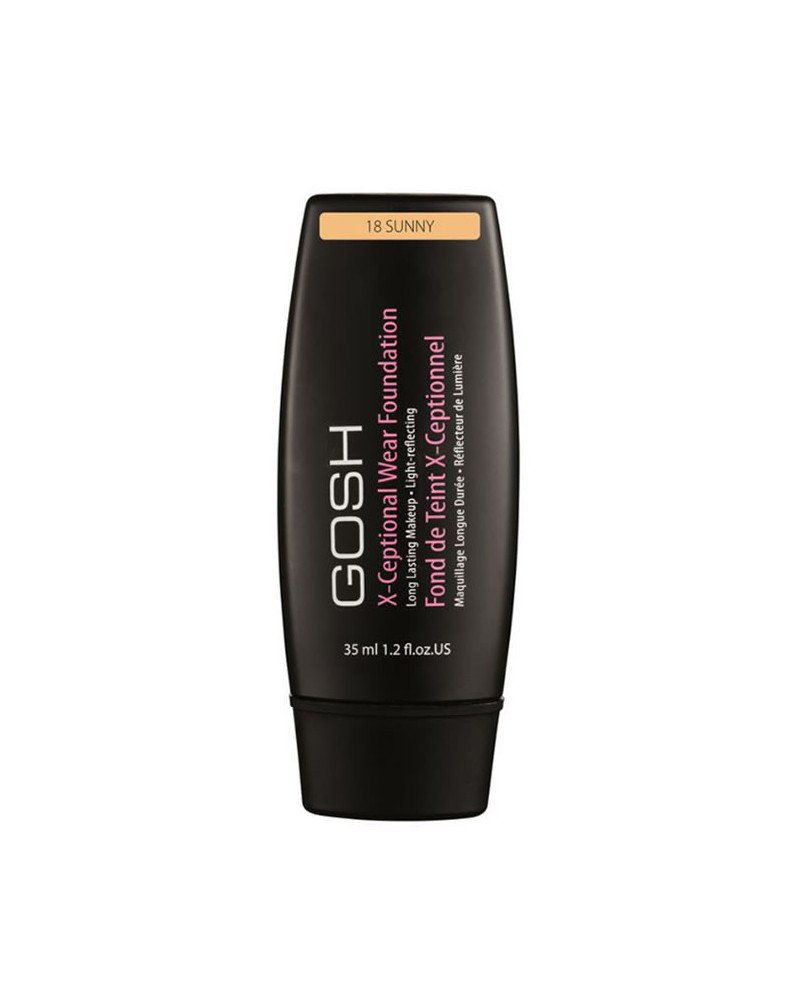 Gosh X-Ceptional Wear Foundation Long Lasting Makeup 18 Sunny 35ml