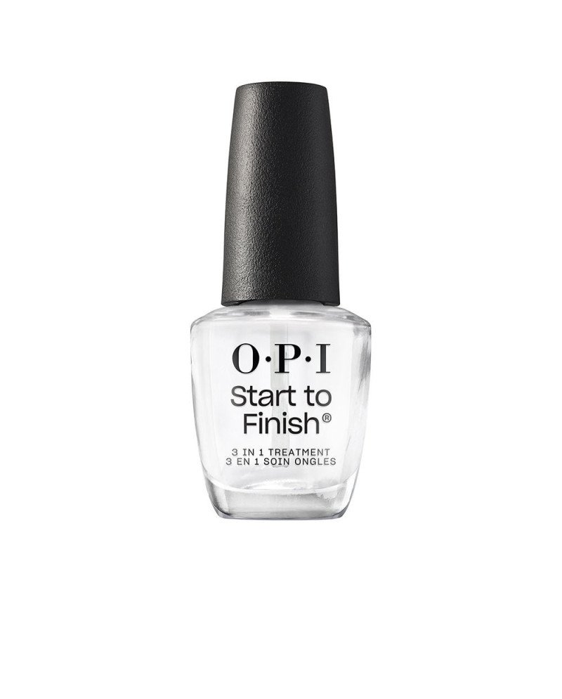 START TO FINISH 3 en 1 Tratamiento base, top coat y fortalecedor 15 ml