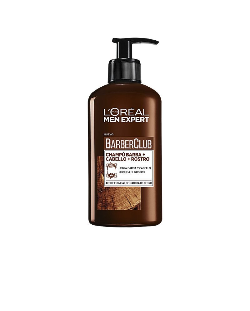 MEN EXPERT BARBER CLUB champú barba-rostro-cabello 200 ml