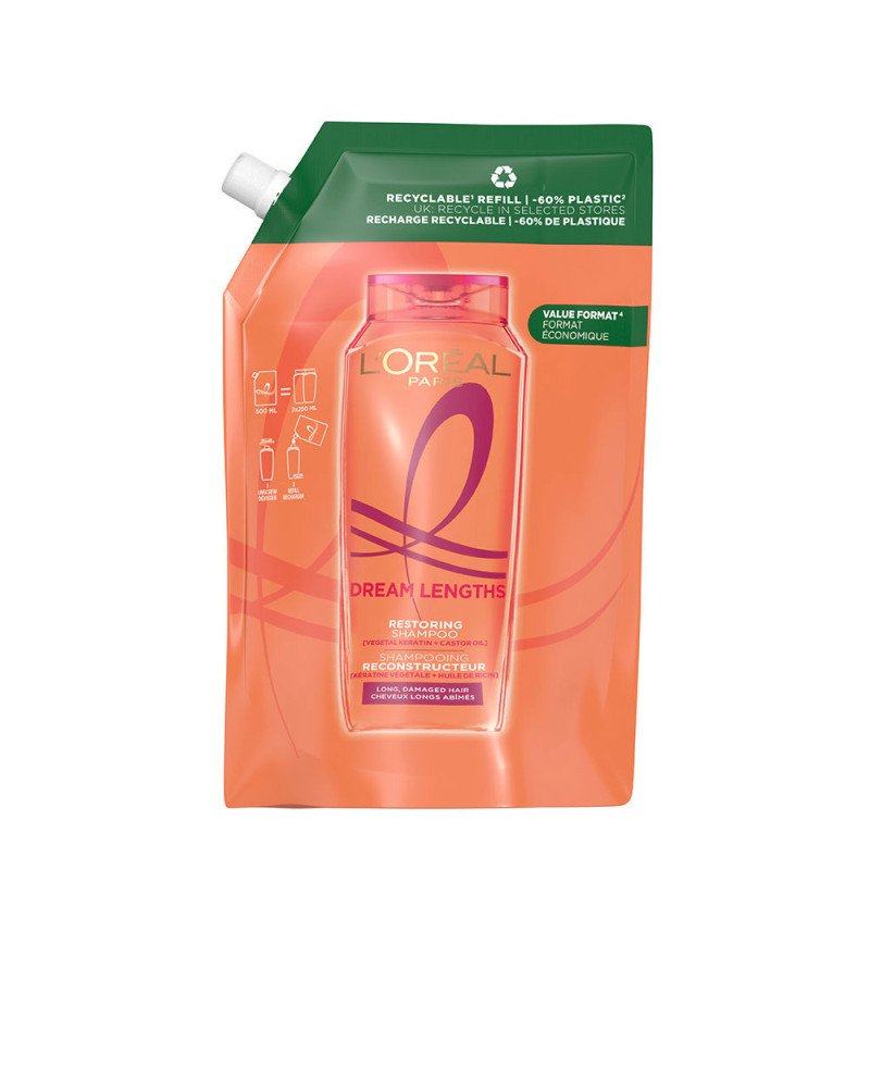 ELVIVE DREAM LONG champú reconstructor recarga eco pack 500 ml