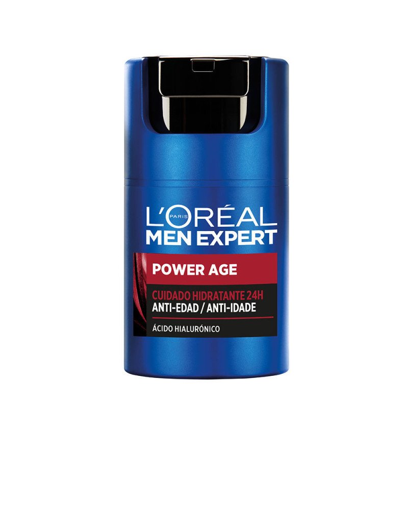 MEN EXPERT POWER AGE crema a.hialurónico anti-edad 50 ml