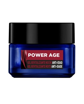 MEN EXPERT POWER AGE gel revitalizante noche anti-edad 50 ml