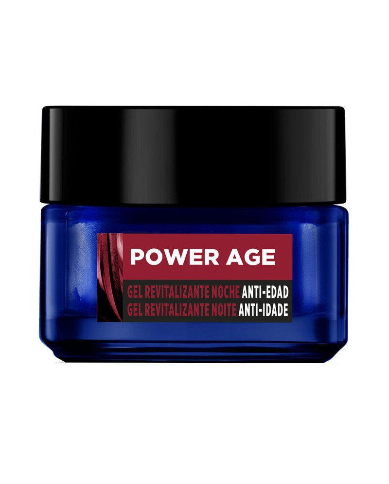 MEN EXPERT POWER AGE gel revitalizante noche anti-edad 50 ml