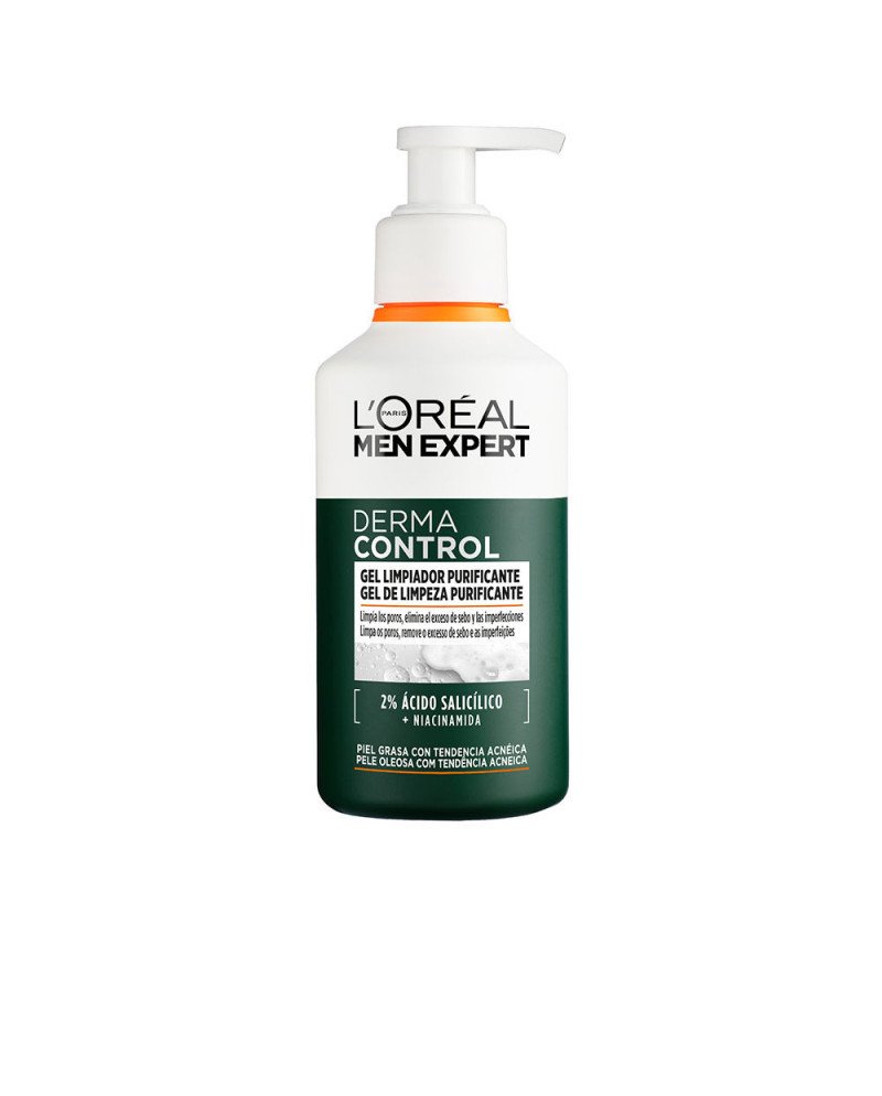 MEN EXPERT DERMA CONTROL gel limpiador purificante 260 ml