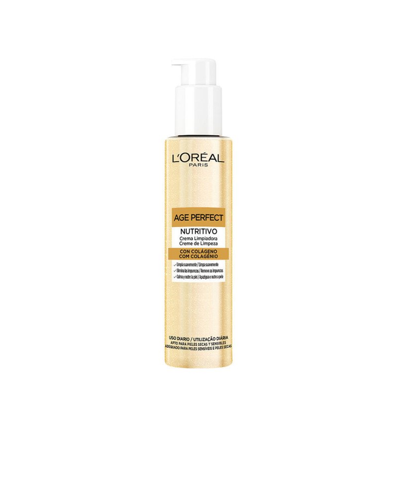 AGE PERFECT crema limpiadora con colágeno 150 ml
