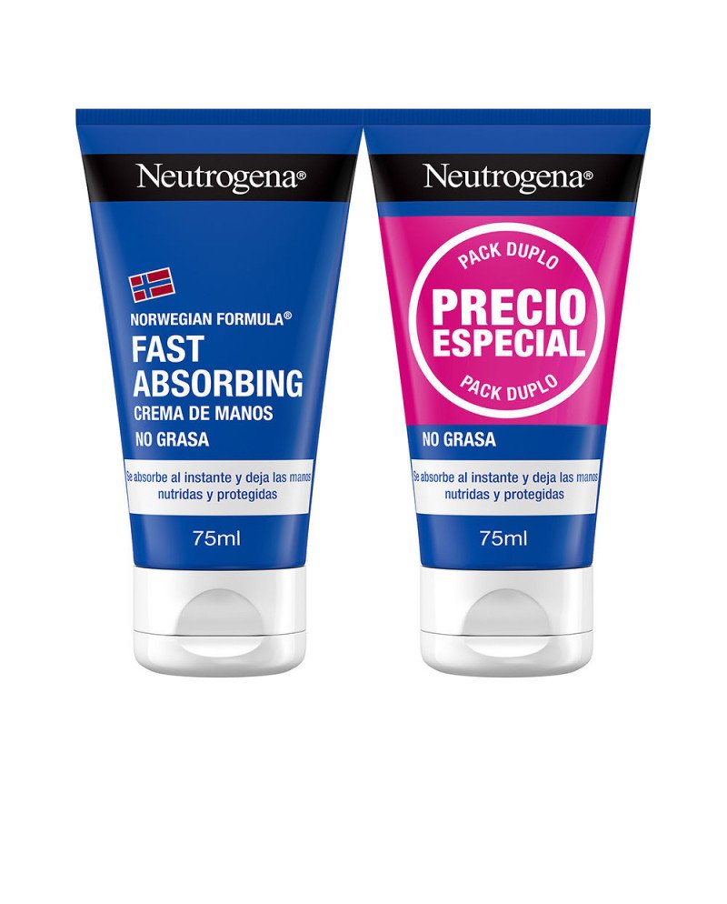 CREMA DE MANOS RÁPIDA ABSORCIÓN PACK 2 x 75 ml
