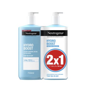 HYDRO BOOST loción corporal en gel pack 2 x 750 ml