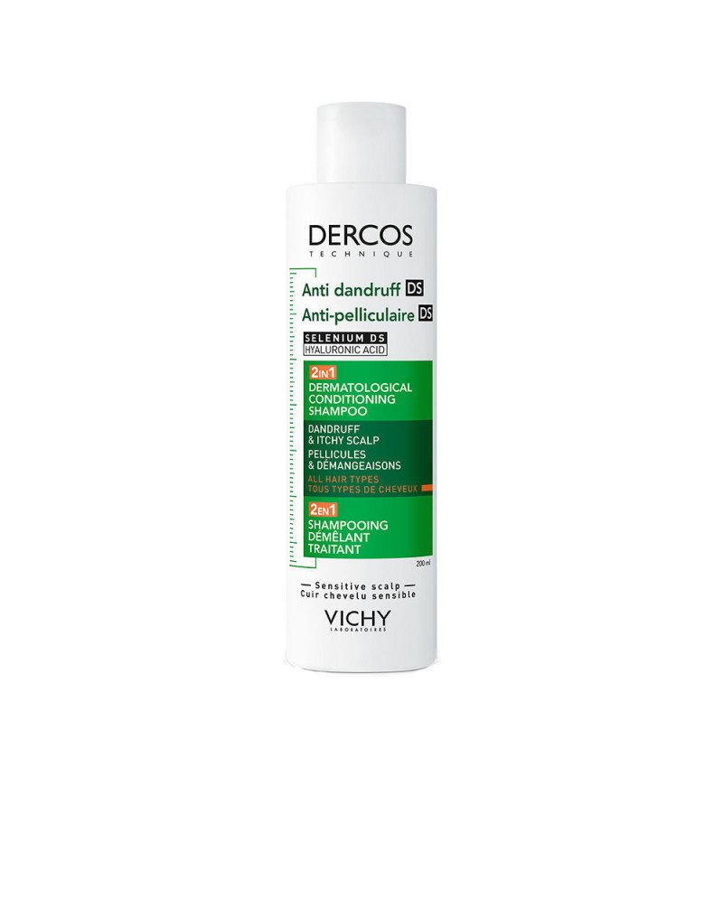 DERCOS TECHNIQUE champú acondicionador anticaspa 2 en 1 200 ml