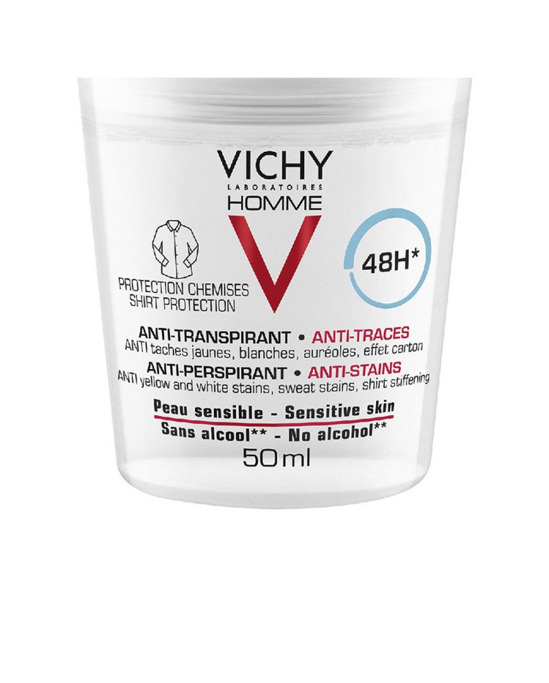 HOMME anti-transpirant anti-traces 48h deo roll-on 50 ml