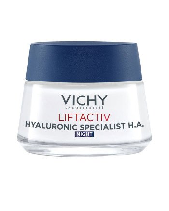 LIFTACTIV HYALURONIC SPECIALIST H.A. crema de noche reafirmante con ácido hialurónico 50 ml