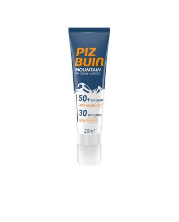 PIZ BUIN MOUNTAIN SPF50+ suncream 20 ml + lipstick F20 2,3 ml