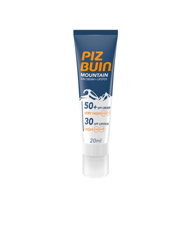 PIZ BUIN MOUNTAIN SPF50+ suncream 20 ml + lipstick F20 2,3 ml