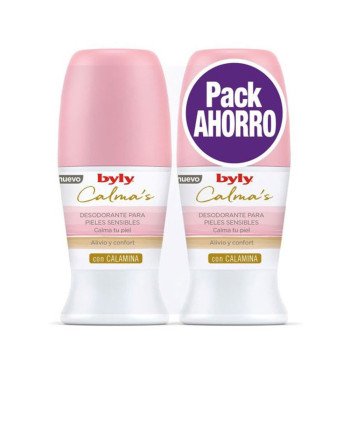 BYLY SENSITIVE CALMA DEO ROLL-ON PACK 2 x 50 ml
