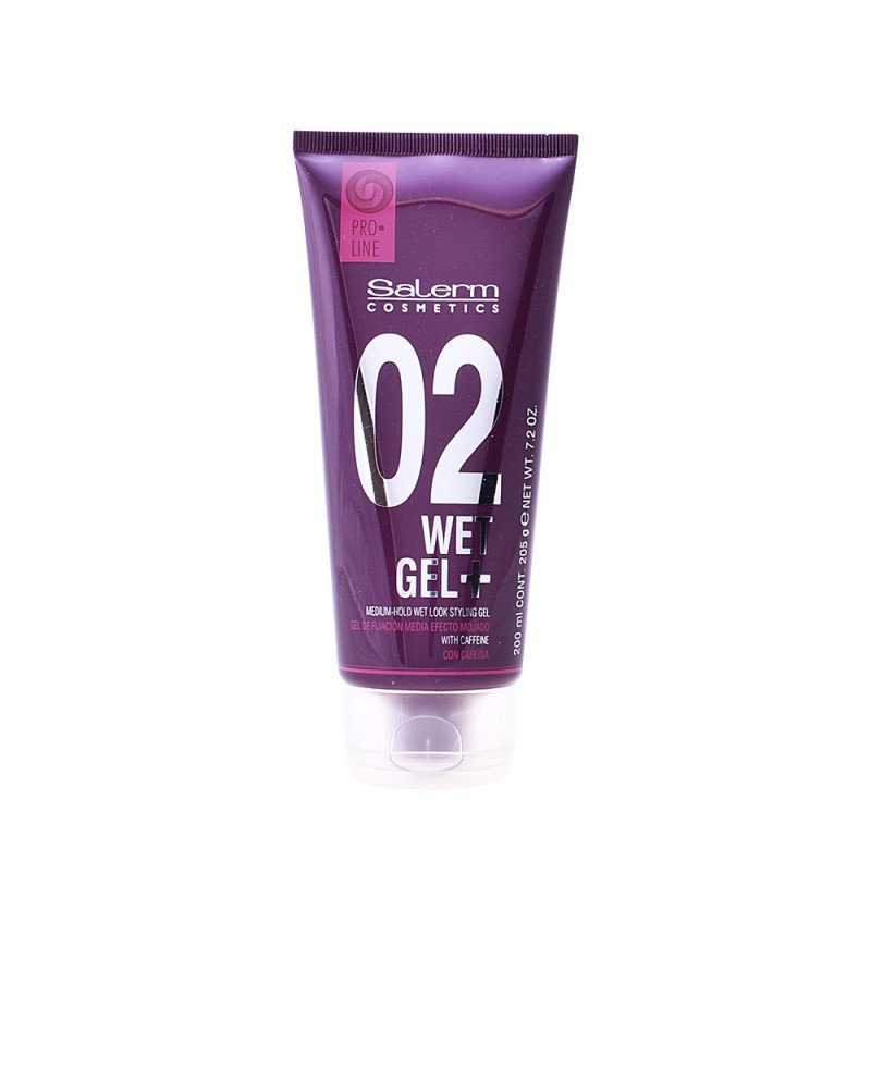 WET GEL+ medium hold wet look styling gel 200 ml